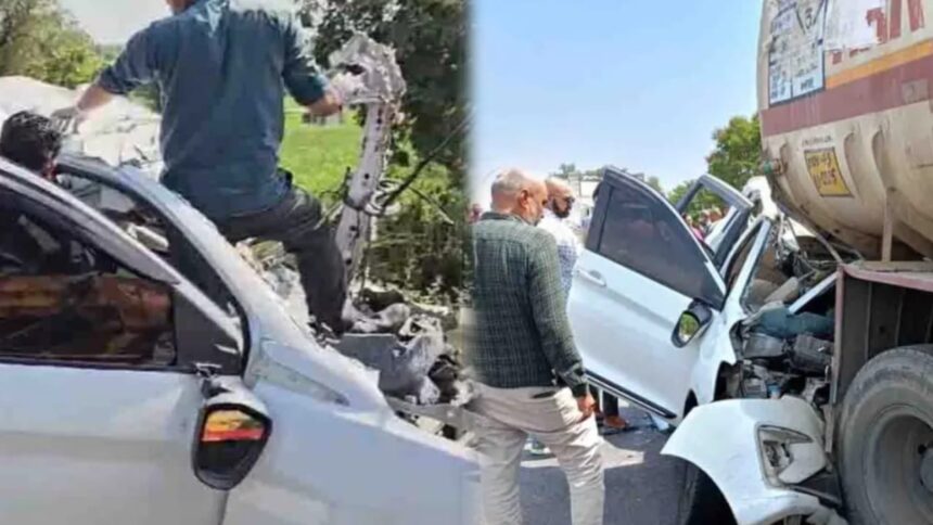Vadodara Ahmedabad Expressway Accident : हाईवे पर भयावह हादसा,कार और ट्रेलर की टक्कर में 10 लोगो की मौत