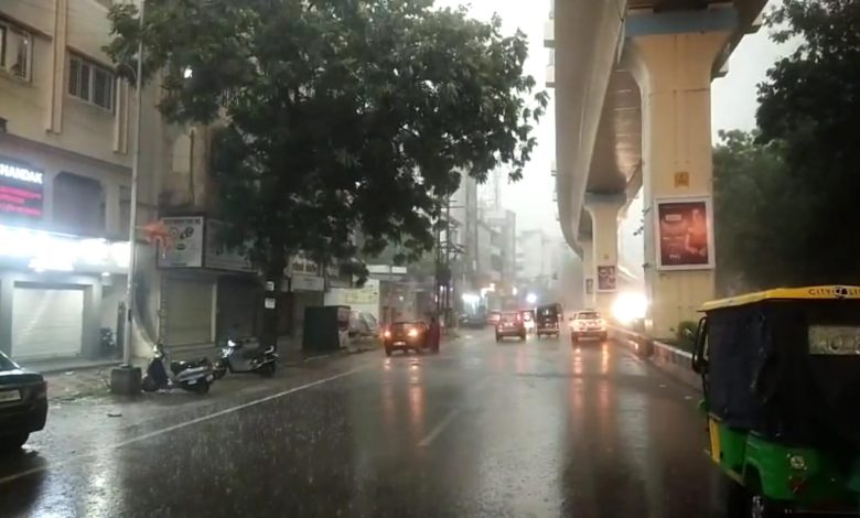 Heavy rainfall in Nagpur