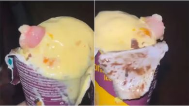 Human Finger In Ice Cream Case