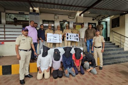 Armed Robbery In Vasai Busted, Inter-State Gang Arrested