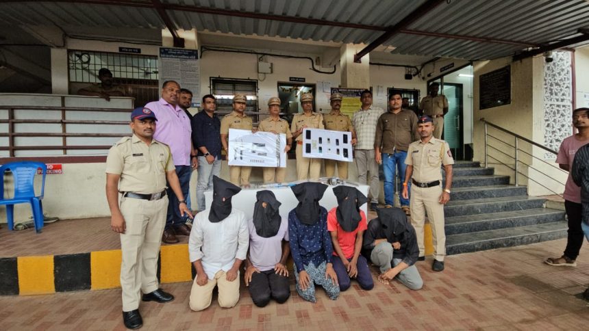 Armed Robbery In Vasai Busted, Inter-State Gang Arrested