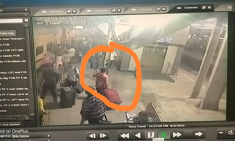 Pydhonie Murder Case: CCTV Footages From Dadar Station Show Accused Jay Chawda Carrying Body Of Victim In Trolley Bag