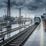 Water logging at Western Railway