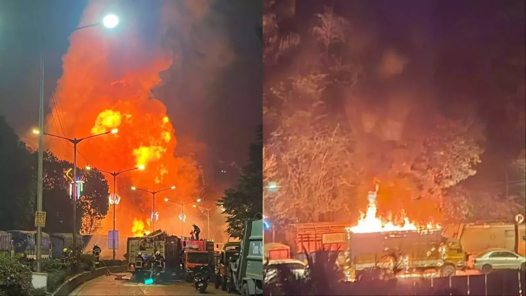 Dharavi gas Cylinder Blast