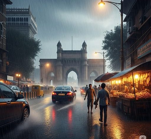 mumbai rain alert (ai generated image)