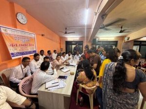 वसई पूर्व में विधायक स्नेहा ताई दुबे की जनसंवाद बैठक
