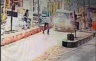 Sensational incident of trampling at toll booth in Chandrapur