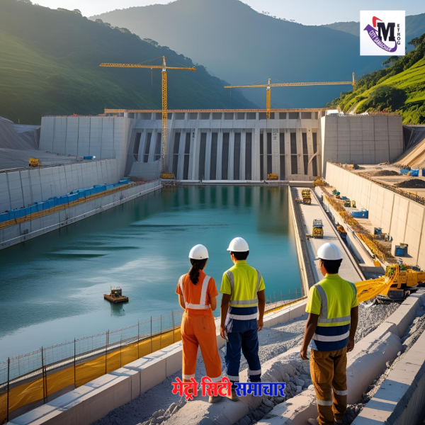 पालघर जिले में निर्माणाधीन देहरजी डैम, 80% कार्य पूर्ण