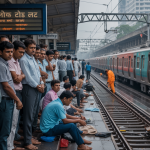 मुंबई लोकल ट्रेन में देरी, प्लेटफॉर्म पर भीड़, AC ट्रेनें नॉर्मल सेवा में