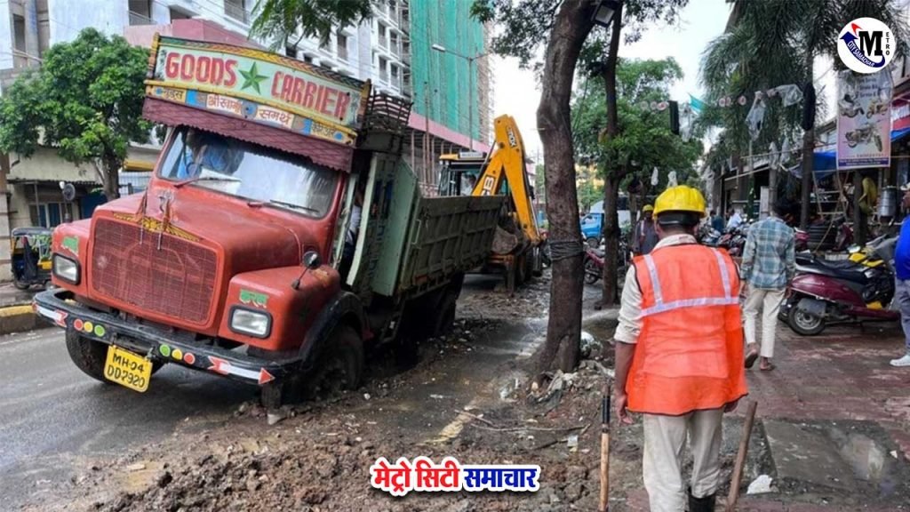 vasai virar road repair mumbai rains