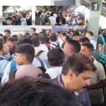 घाटकोपर-वर्सोवा मेट्रो में देरी और प्लेटफॉर्म पर भारी भीड़