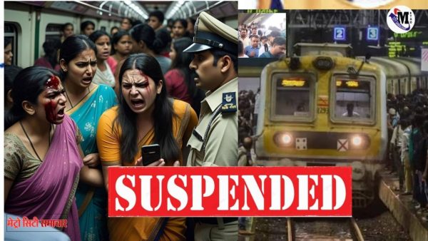 घाटकोपर-वर्सोवा मेट्रो में देरी और प्लेटफॉर्म पर भारी भीड़