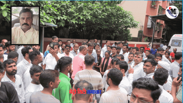 ओला ड्राइवर सनोज सक्सेना की आत्महत्या के बाद रोता परिवार