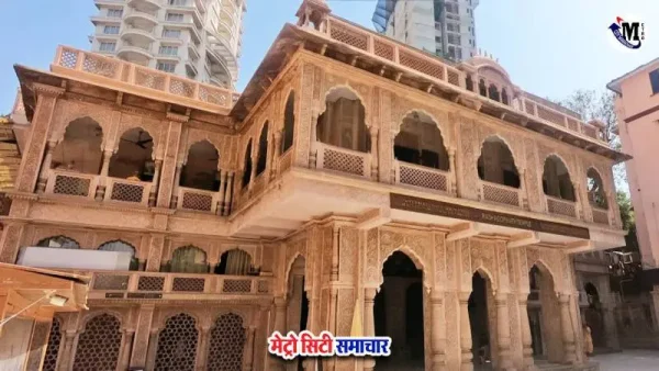 इस्कॉन मंदिर मुंबई को बम धमकी के बाद तलाशी लेती पुलिस