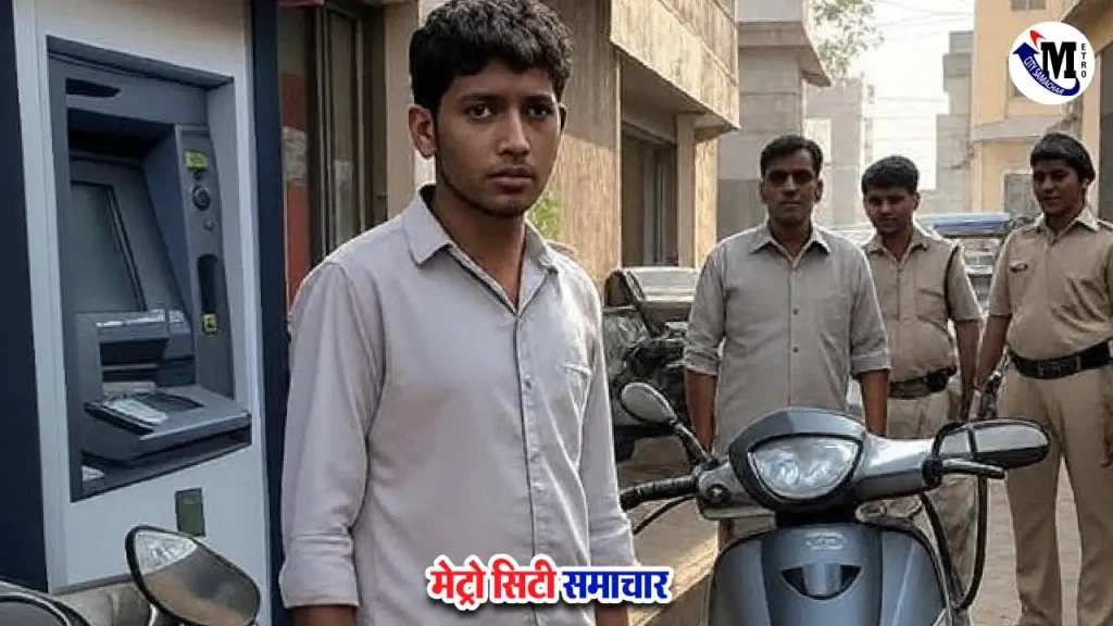 अलकापुरी वसई में एटीएम के पास खड़ी स्कूटर से नकद चोरी
