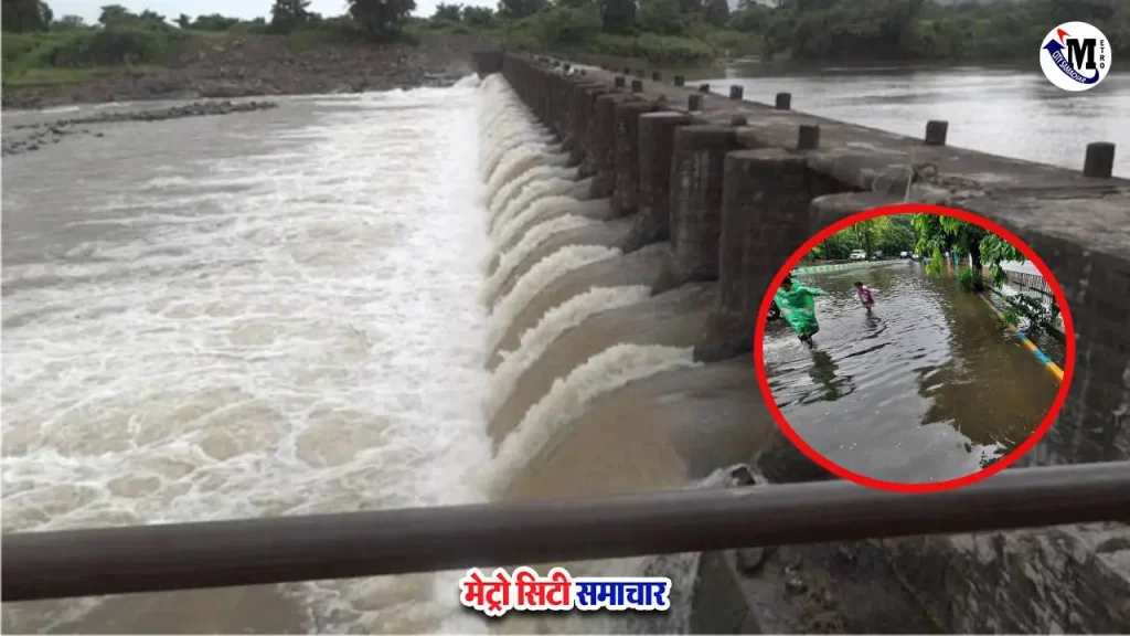 पालघर जिले में लगातार बारिश से नदियाँ उफान पर और बाढ़ की आशंका, प्रशासन सतर्क