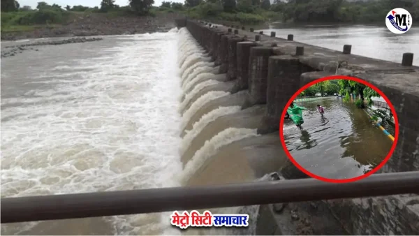 पालघर जिले में लगातार बारिश से नदियाँ उफान पर और बाढ़ की आशंका, प्रशासन सतर्क