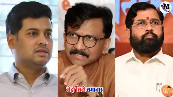 महाराष्ट्र में एम्बुलेंस घोटाले को लेकर प्रेस कॉन्फ्रेंस करते संजय राउत