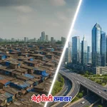 SVR श्रीनिवास धारावी पुनर्विकास योजना पर प्रेस को जानकारी देते हुए
