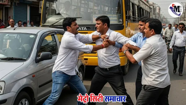 वसई के सातिवली इलाके में बस ड्राइवर और कंडक्टर पर कार चालक द्वारा हमला
