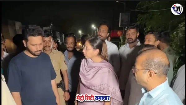 वसई सड़क निरीक्षण विधायक स्नेहा दुबे पंडित