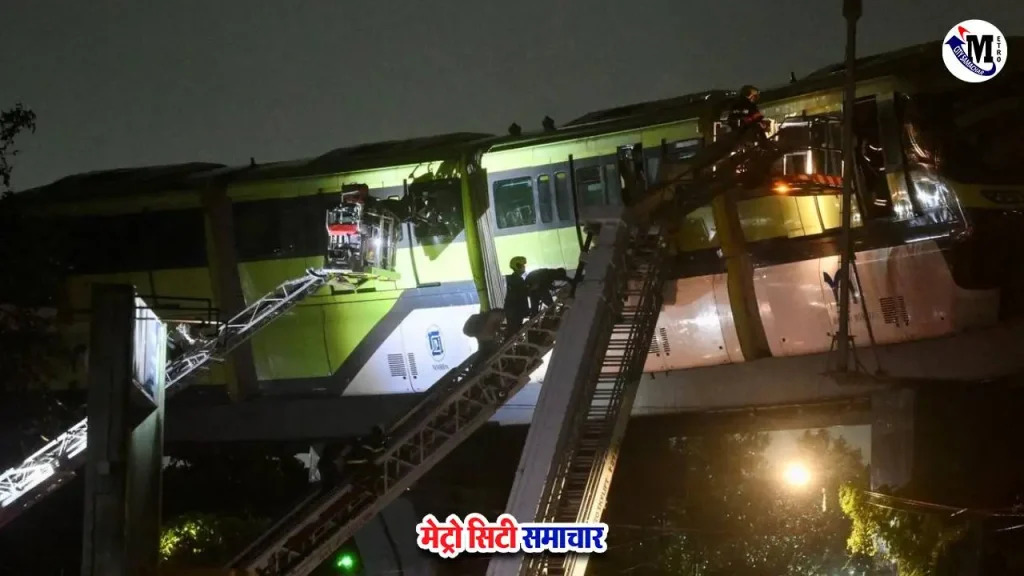 MMRDA suspended two officers after Mumbai Monorail Accident
