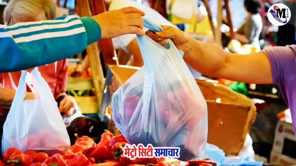 नागपुर के मानेवाड़ा में पॉलिथीन प्रतिबंध की अनदेखी