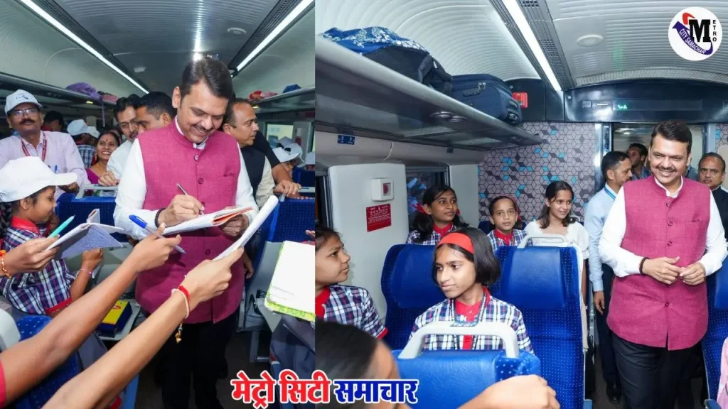 पीएम नरेंद्र मोदी ने नागपुर–पुणे वंदे भारत एक्सप्रेस को हरी झंडी दिखाई।