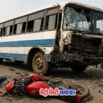 ठाणे नागला बंदर सिग्नल पर सड़क हादसा