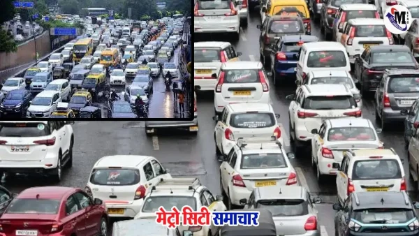 मुंबई में टायर फटने और पेड़ गिरने से ट्रैफिक जाम