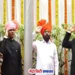 ठाणे में स्वतंत्रता दिवस समारोह में तिरंगा फहराते एकनाथ शिंदे
