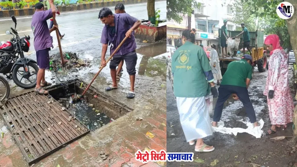 वसई-विरार नगर पालिका सफाई और दवा वितरण