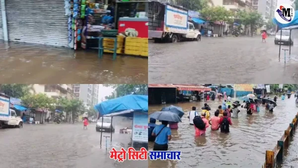 पालघर बारिश से स्लम क्षेत्रों का नुकसान