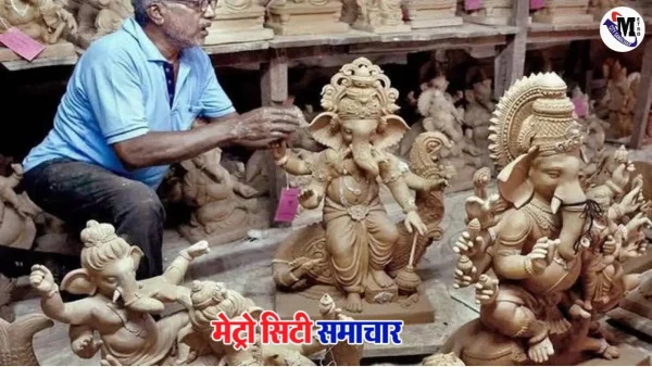 वसई विरार मनपा ने POP मूर्तियों पर लाल रंग का पहचान चिन्ह अनिवार्य