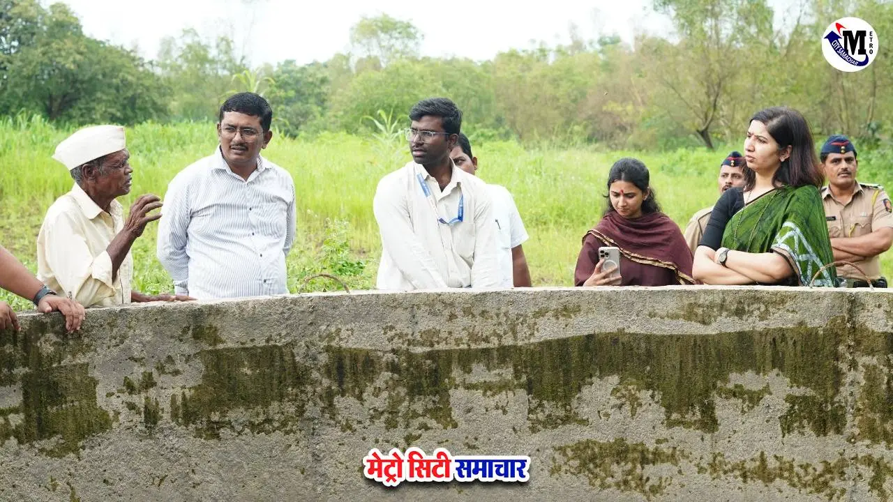 जिला कलेक्टर डॉ. इंदु रानी जाखड़ पालघर में निरीक्षण