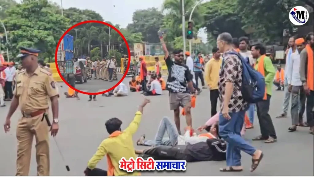 मराठा मोर्चा से दक्षिण मुंबई प्रभावित