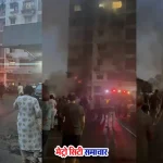 मुंबई वर्ली अपार्टमेंट में आग और फायर ब्रिगेड की कार्रवाई