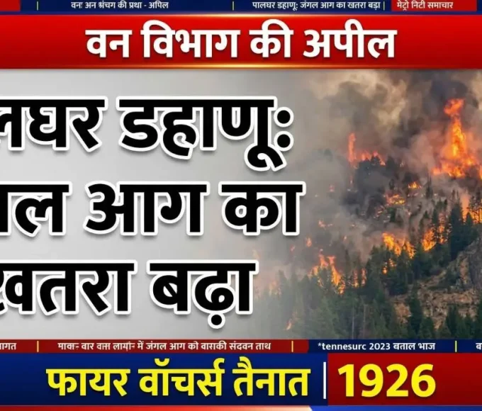 Palghar Dahanu fire alert