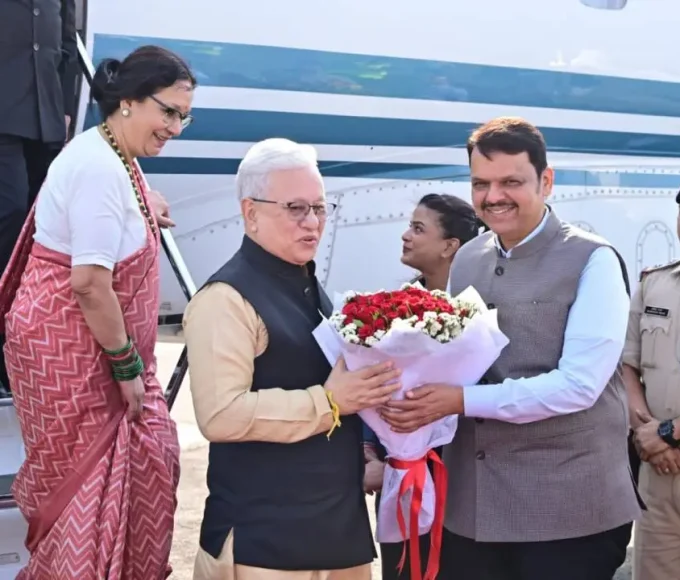 Jishnu Dev Varma arrives in Mumbai as new Governor of Maharashtra