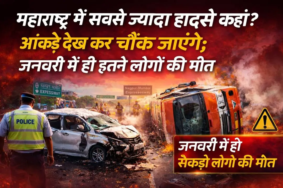महाराष्ट्र में बढ़ते सड़क हादसे: राष्ट्रीय राजमार्गों पर राज्य राजमार्गों से लगभग दोगुनी मौतें