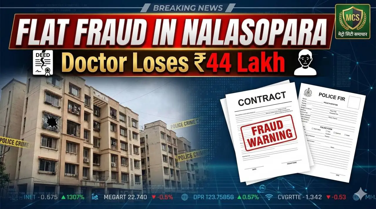 Nalasopara flat fraud case where doctor allegedly cheated in property deal