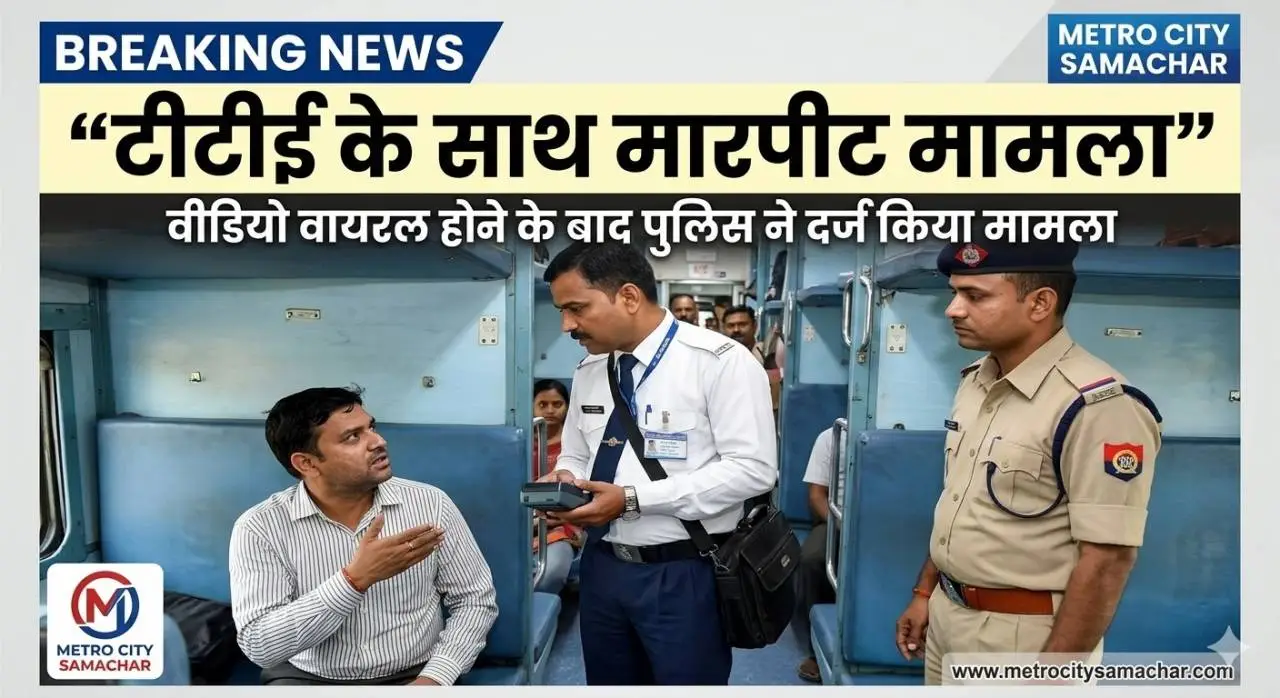 कामायनी एक्सप्रेस में टिकट चेकर पर हमला