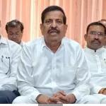 वसई-विरार बाढ़ पर प्रेस कॉन्फ्रेंस करते पालघर के पालक मंत्री गणेश नाइक, 250 मिमी बारिश, ग्लोबल वार्मिंग और अवैध निर्माण को बताया कारण।