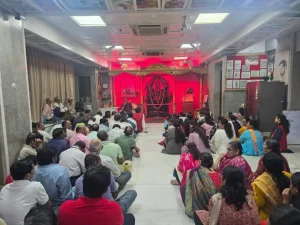 Dr Vinod Suvarna with Mahakali imagery