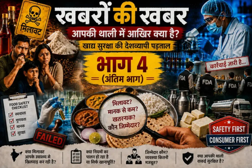 खबरों की खबर भाग 4 | आपकी थाली में आखिर क्या है?