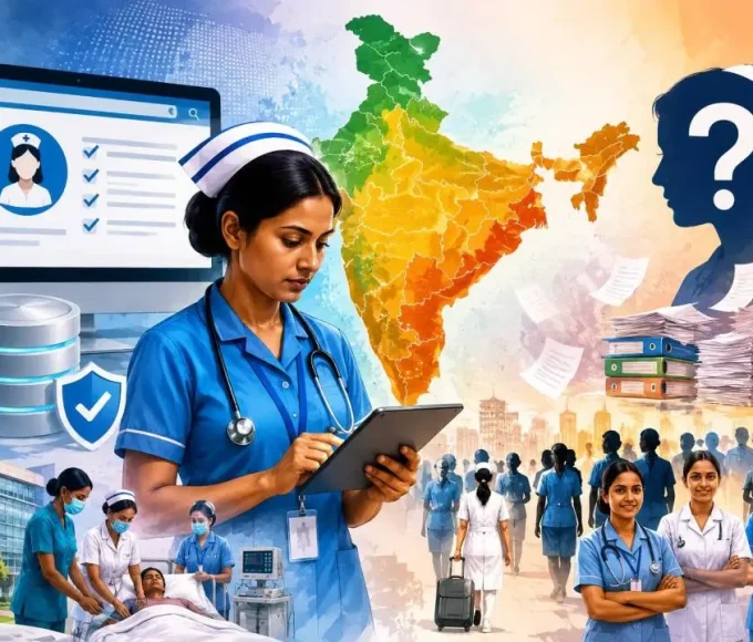 नर्सों का राष्ट्रीय रजिस्टर NRTS में 46 लाख में सिर्फ 14 लाख नर्सें