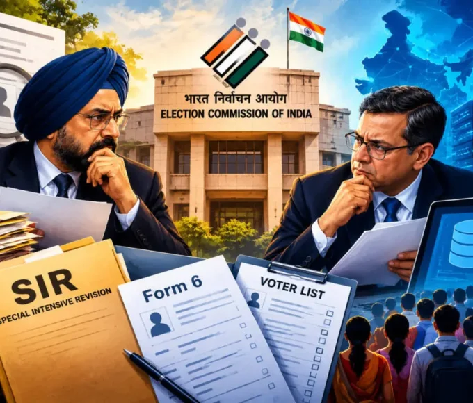 Election Commission of India SIR voter list revision and Form 6