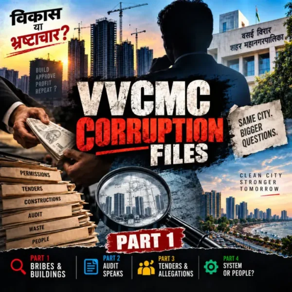 VVCMC Corruption Files Part 1 Vasai Virar corruption investigation