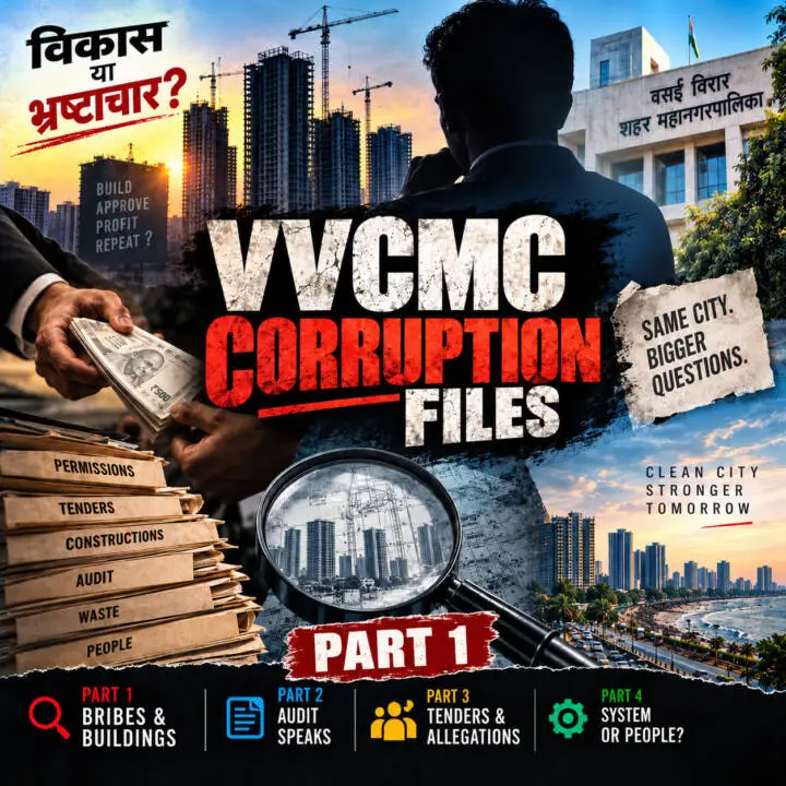 VVCMC Corruption Files Part 1 Vasai Virar corruption investigation