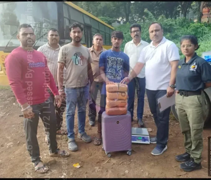 नायगांव में 8 किलो 206 ग्राम गांजा जब्त और एक आरोपी की गिरफ्तारी की खबर का थंबनेल